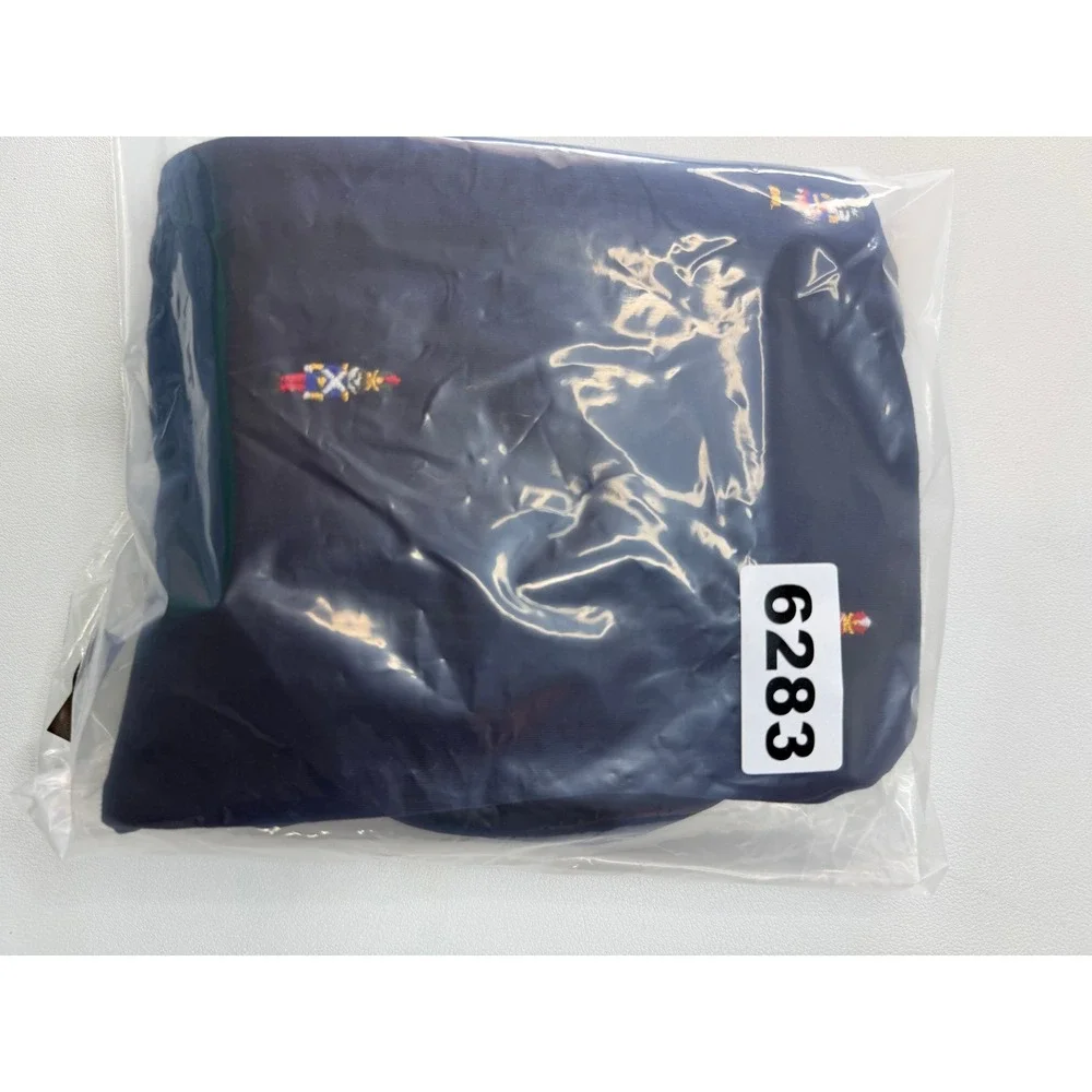 Ralph Lauren Baby 6M Navy Blue Nutcracker Embroidered Footed Sleeper NEW